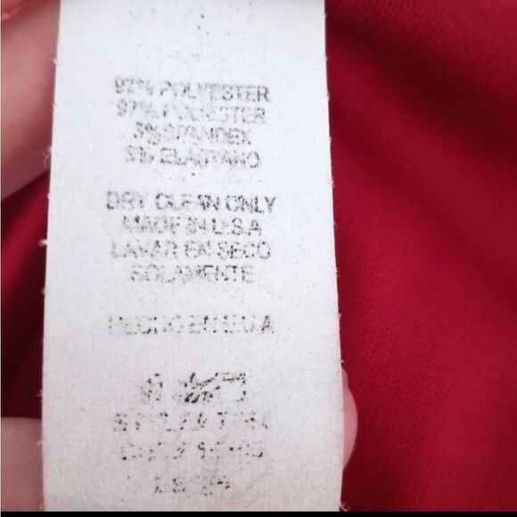 FE FOREVER RED LACE & SEQUIN DRESS SZ. S/M GUC - Picture 7 of 7